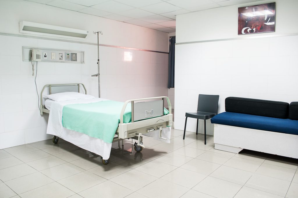 A patient room, an example of investing in healthcare facilities